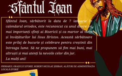 Sfântul Ioan – La mulți ani!