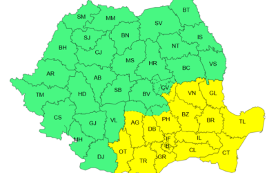 ATENȚIONARE METEOROLOGICĂ COD GALBEN