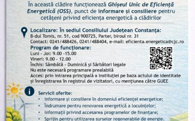 Informare privind Ghișeul Unic de Eficiență Energetică (GUEE) Constanța